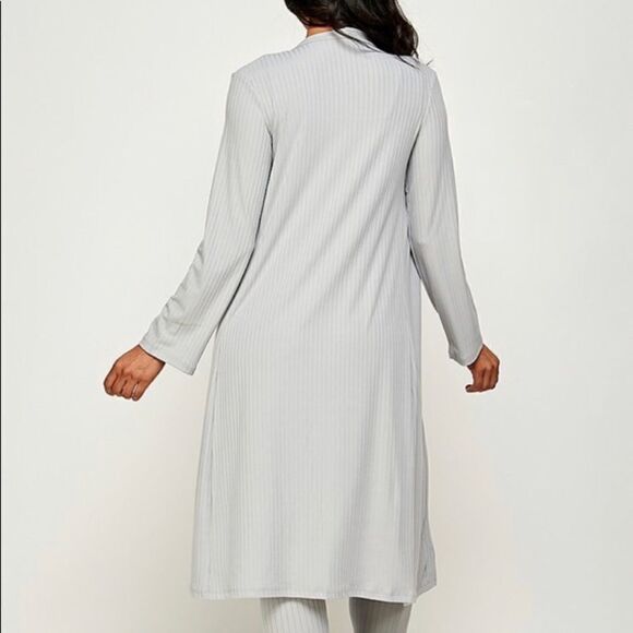 Three Piece Set Cropped Top Pants‎ and Cardigan - Picture 4 of 6